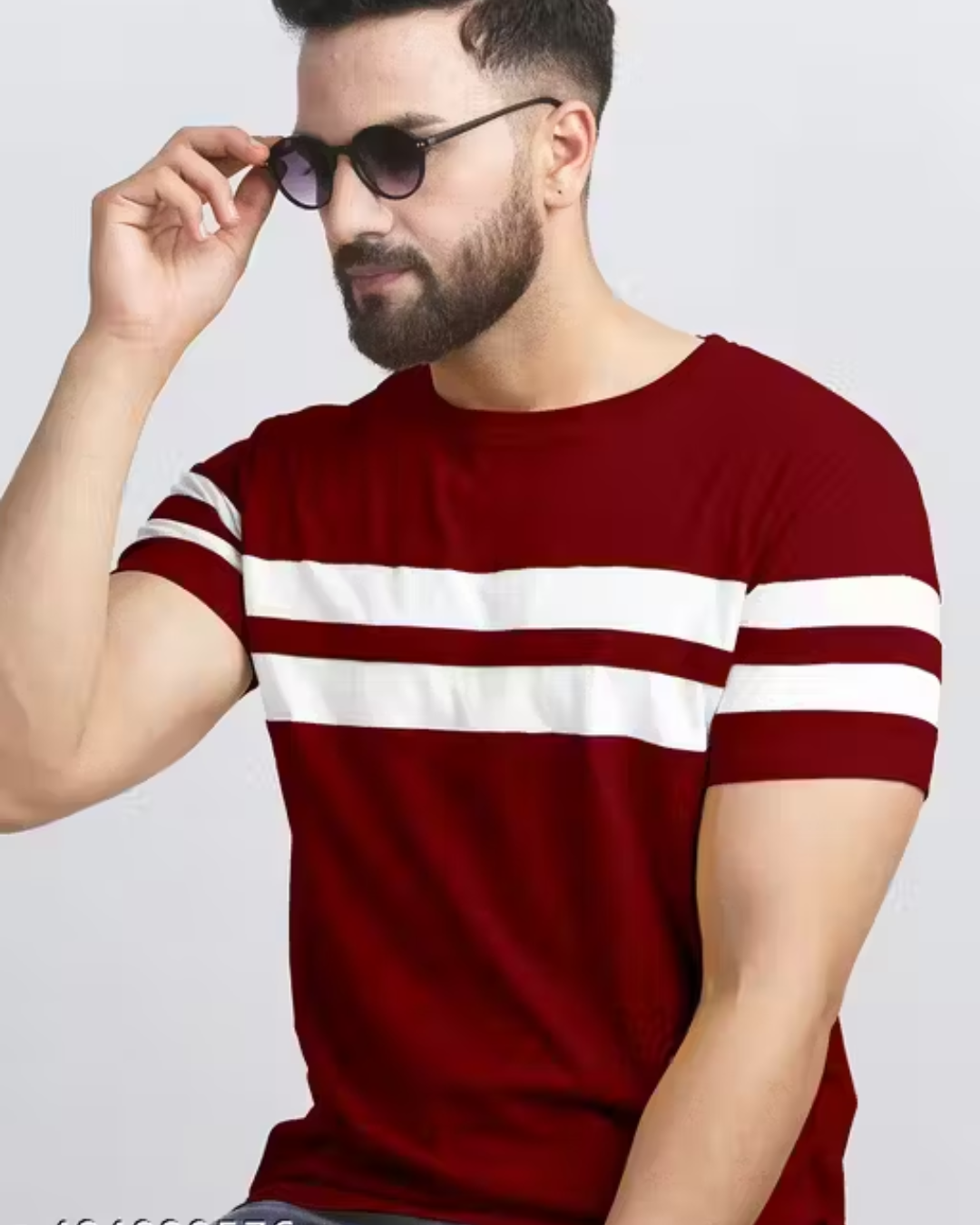 New Stylish Round Neck Men's T-Shirt – Fresh Colors