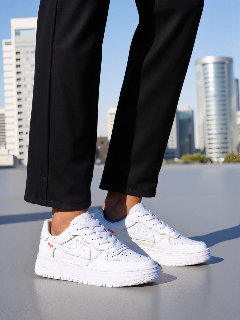 Stylish White Casual Sneakers for Men & Boys | Comfortable Walking & Sports Shoes