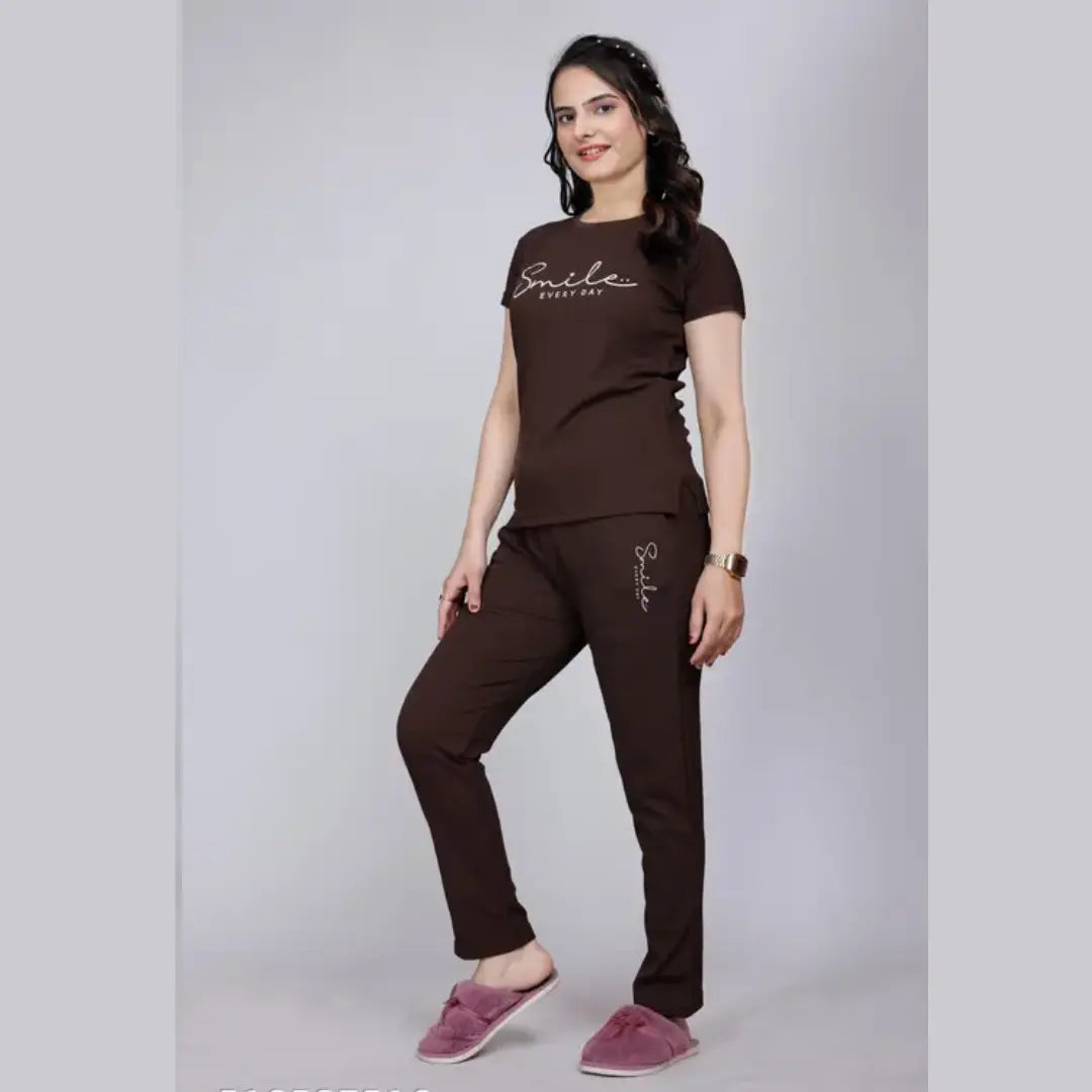 Premium Women's Ribbed Cotton Co-ord Loungewear Set