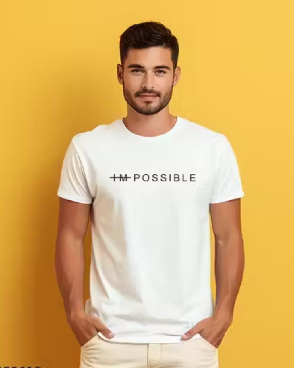 FLYIND VOGUE OUTFIT Men's Pack of 3 White Cotton Typography T-shirts - Comfortable & Stylish