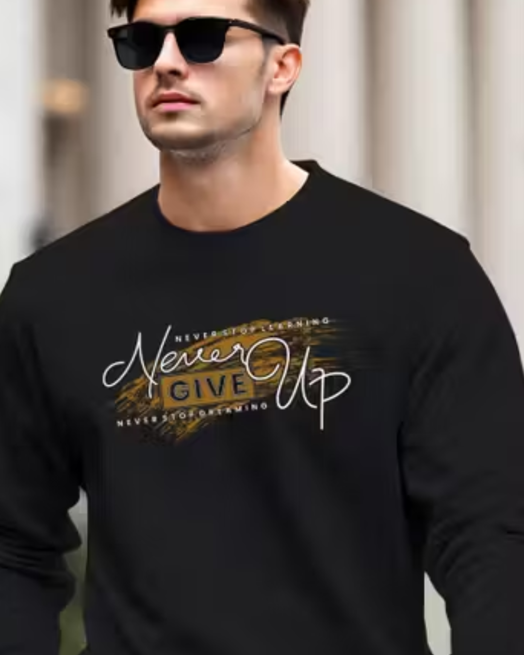 Pretty Designer Men’s Full-Sleeve T‑Shirt
