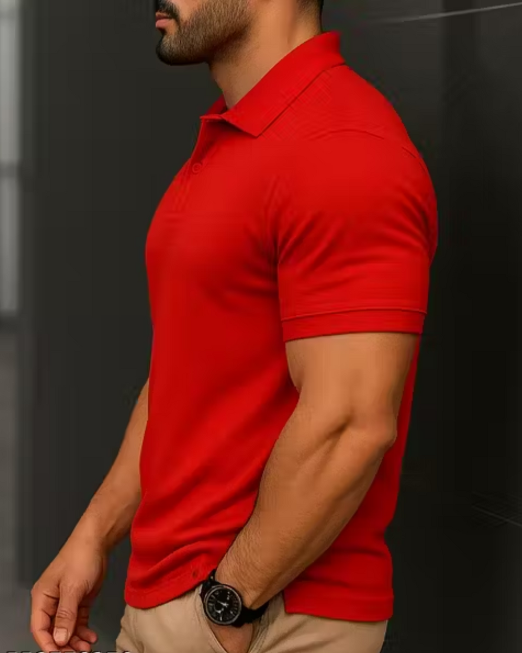 Monte Oak Men’s Solid Polo T-Shirt – Comfortable & Versatile