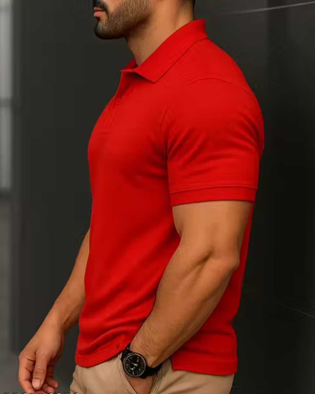Monte Oak Men’s Solid Polo T-Shirt – Comfortable & Versatile