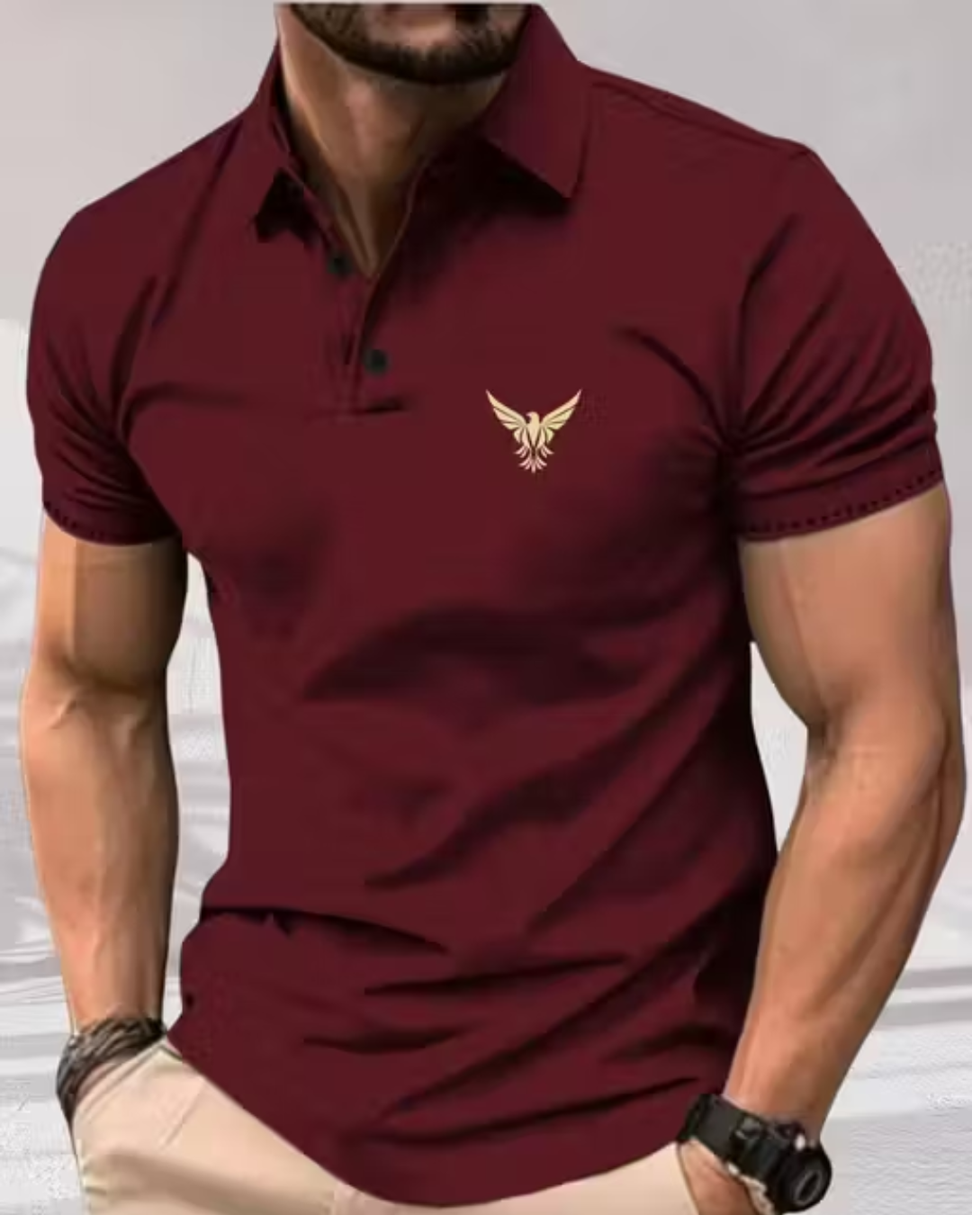 Men’s Cotton Blend Printed T‑Shirt – Comfortable & Stylish