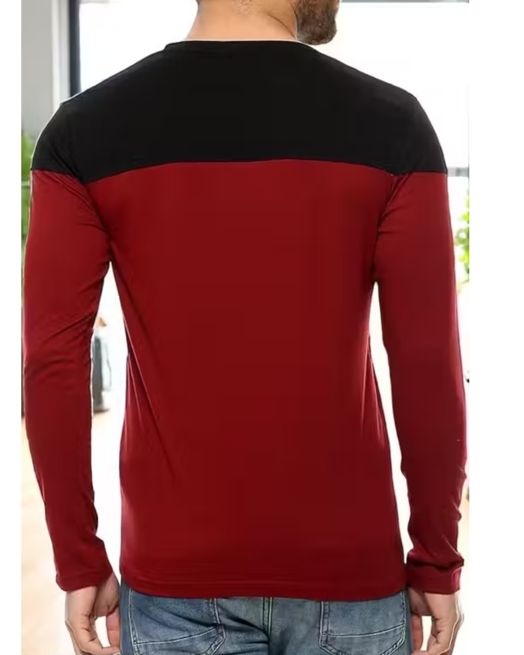 Stylish Men's Printed Cotton Full Sleeve T-Shirt – | Soft & Comfortable