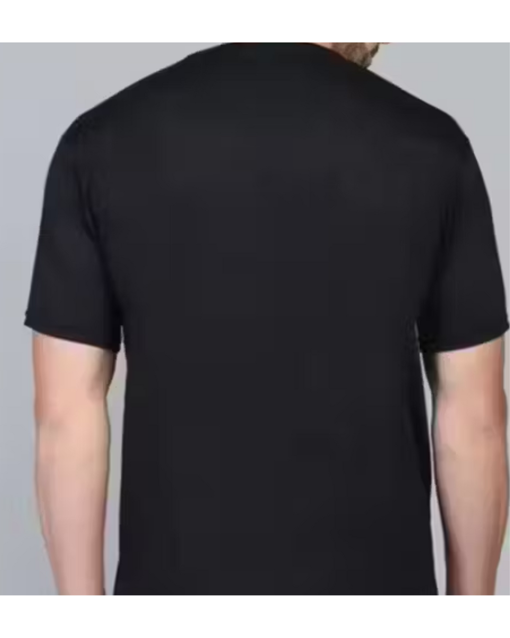 Men’s Solid Black & White Polyester T‑Shirts (Pack of 2) – Short Sleeve, Regular Fit | Budget Pick from India