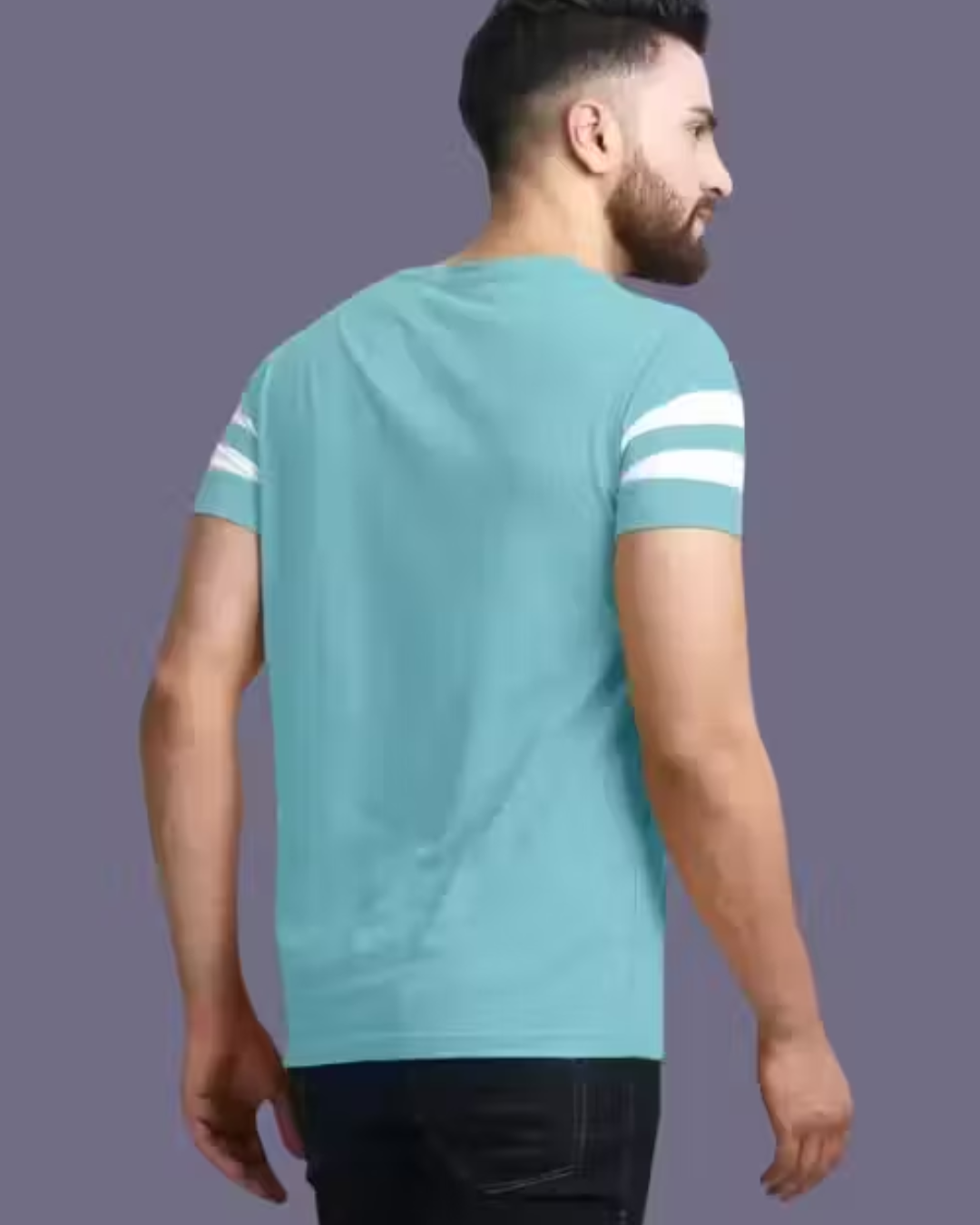 Wear Your Style: Trendy Striped Cotton‑Blend T‑Shirt – Short Sleeves | Versatile & Comfortable