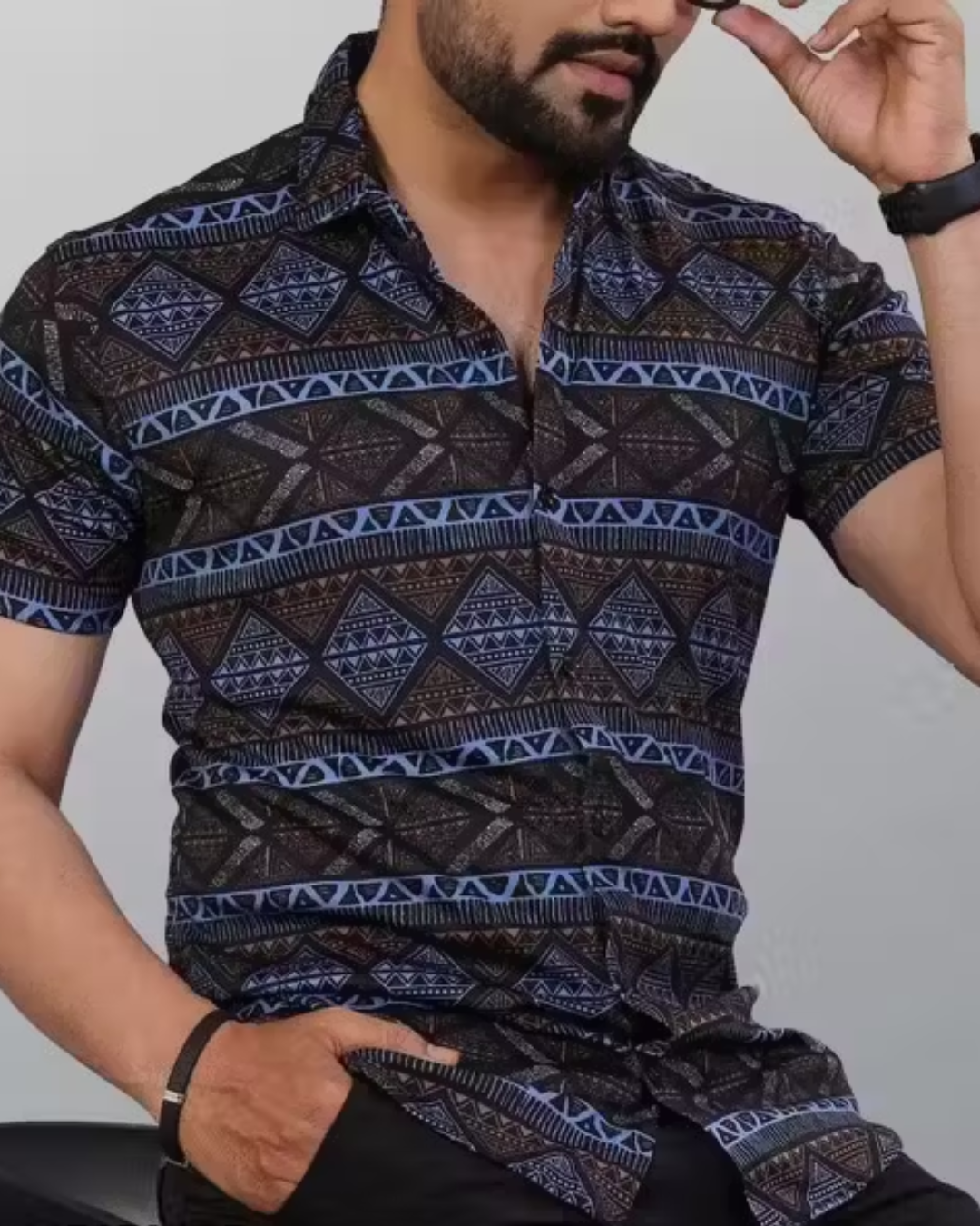 black lycra half shirt