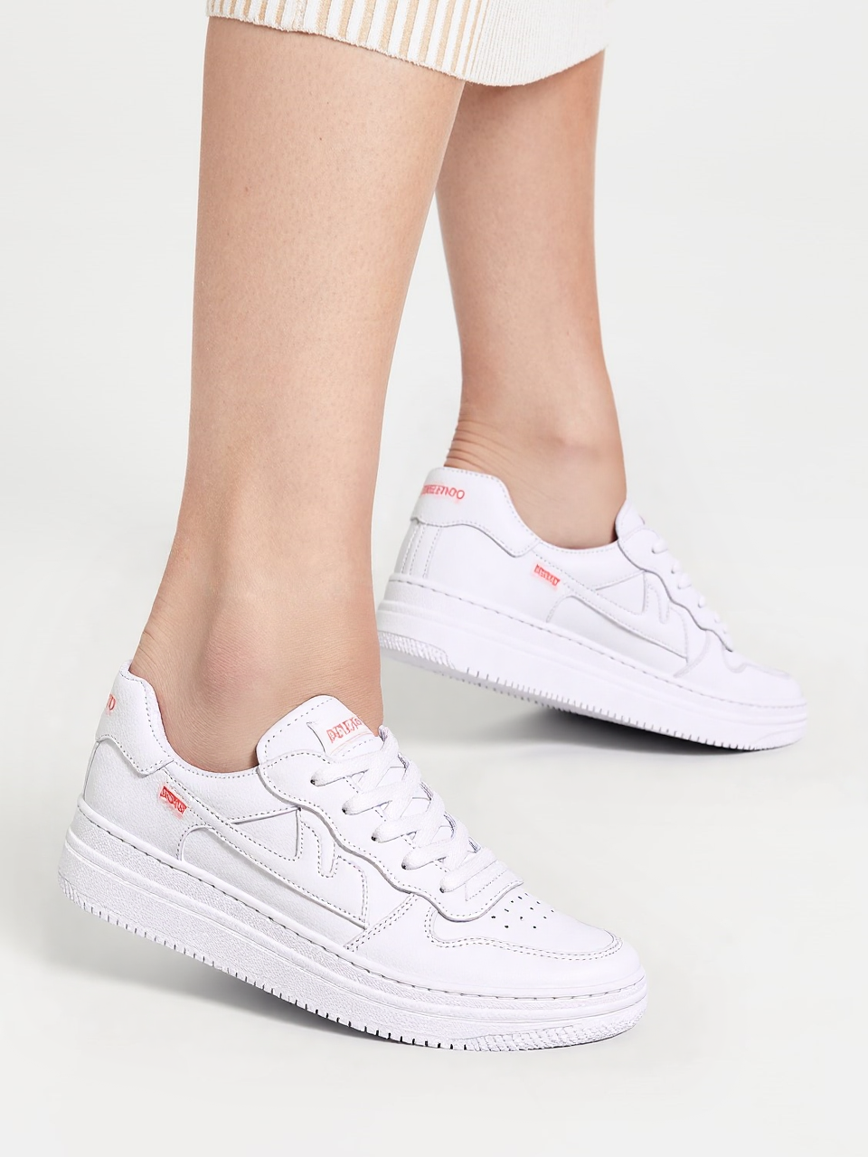 Stylish White Casual Sneakers for Men & Boys | Comfortable Walking & Sports Shoes
